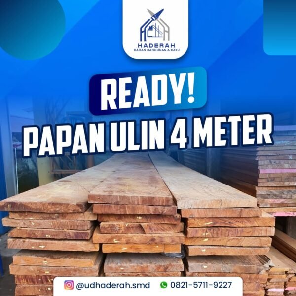 Papan Ulin 4 Meter
