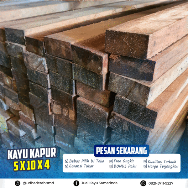 kayu kapur 5 x 10 x 4 - Fariz Asyraf Kayu Kapur 5X10X4