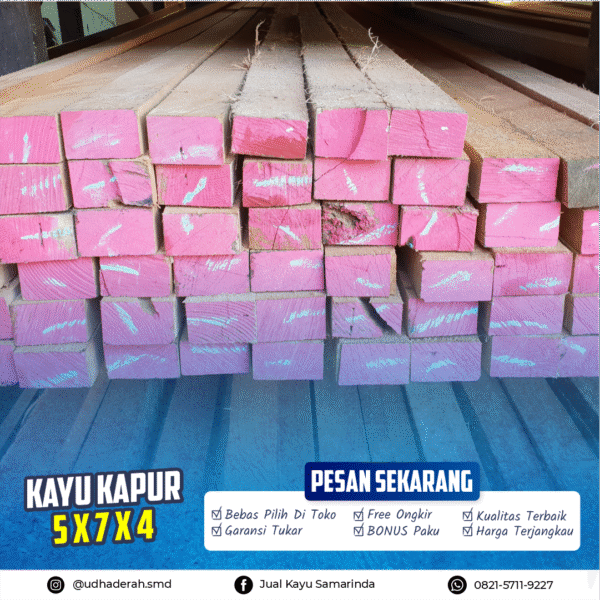 kayu kapur 5x7x4 - Fariz Asyraf Kayu Kapur 5X7X4