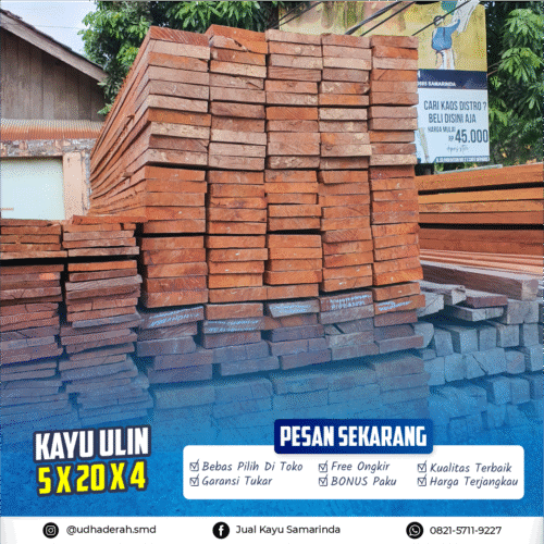 Kayu Ulin 5X20X4
