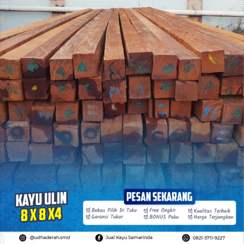 kayu ulin 8 x 8 x 4 - Fariz Asyraf Kayu Ulin 8X8X4